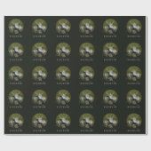 ドイツ語ショートポインタ、狩りロゴ ラッピングペーパー (フラット)