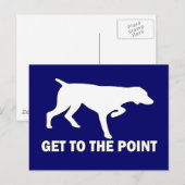 ドイツ語ショートポインタ「Get to the Point」 ポストカード (正面/裏面)