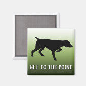 ドイツ語ショートポインタ「Get to the Point」 マグネット (正面/裏面)