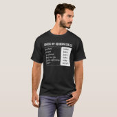 ドイツ語スピーカー言語トランスレータファクトBitte Ger Tシャツ (正面フル)