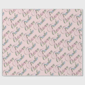 ドイツ語ハッピーイースターFrohe Ostern ラッピングペーパー (フラット)