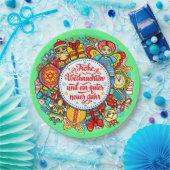 ドイツ語ハッピークリスマス&新年9» ペーパープレート (パーティー)