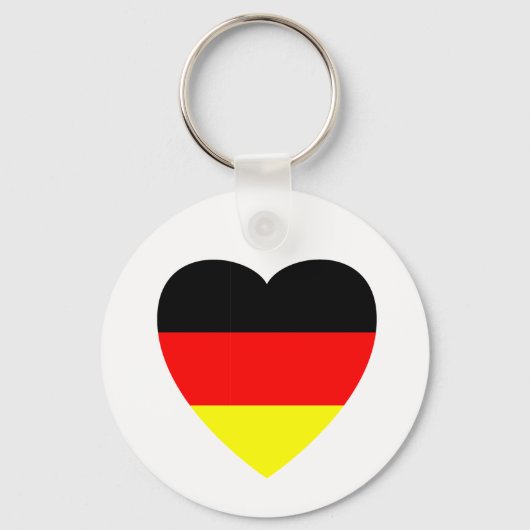ドイツ語ハート キーホルダー (正面)