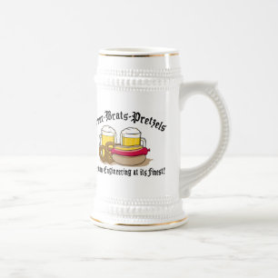 ドイツ語ビールがきのプレッツェル ビールジョッキ