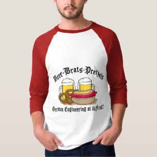 ドイツ語ビールがきのプレッツェル Tシャツ