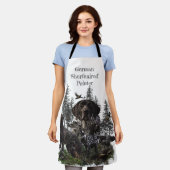 ドイツ語ポインタ エプロン (着用した状態)