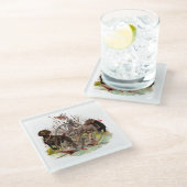 ドイツ語ポインタ ガラスコースター (アングル)