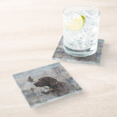 ドイツ語ポインタ ガラスコースター (アングル)