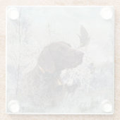 ドイツ語ポインタ ガラスコースター (裏面)