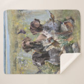 ドイツ語ポインタ シェルパブランケット (正面(横))