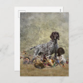 ドイツ語ポインタ シーズンポストカード (正面/裏面)