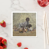 ドイツ語ポインタ スタンダードカクテルナプキン (インサイチュ)