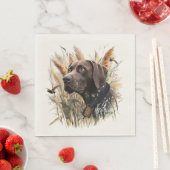 ドイツ語ポインタ スタンダードランチョンナプキン (インサイチュ)