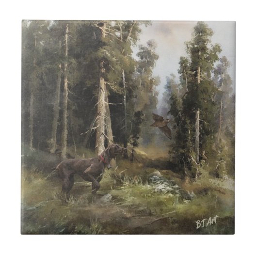 ドイツ語ポインタ タイル (正面)