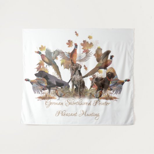 ドイツ語ポインタ タペストリー (正面(横))