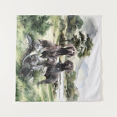 ドイツ語ポインタ タペストリー (正面(横))