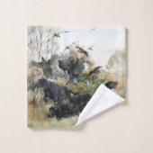 ドイツ語ポインタ バスタオルセット (ウォッシュタオル)