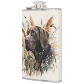 ドイツ語ポインタ フラスク (左)
