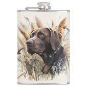 ドイツ語ポインタ フラスク (正面)