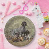 ドイツ語ポインタ ペーパープレート (パーティー)