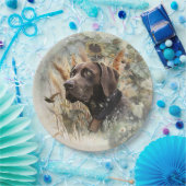 ドイツ語ポインタ ペーパープレート (パーティー)