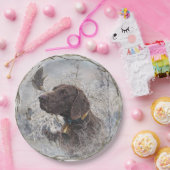 ドイツ語ポインタ ペーパープレート (パーティー)