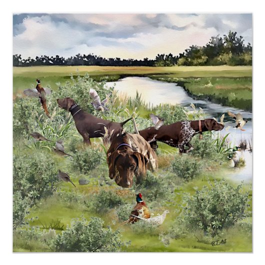 ドイツ語ポインタ ポスター (正面)