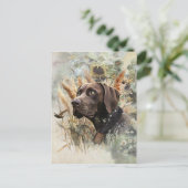 ドイツ語ポインタ ポストカード (スタンド正面)