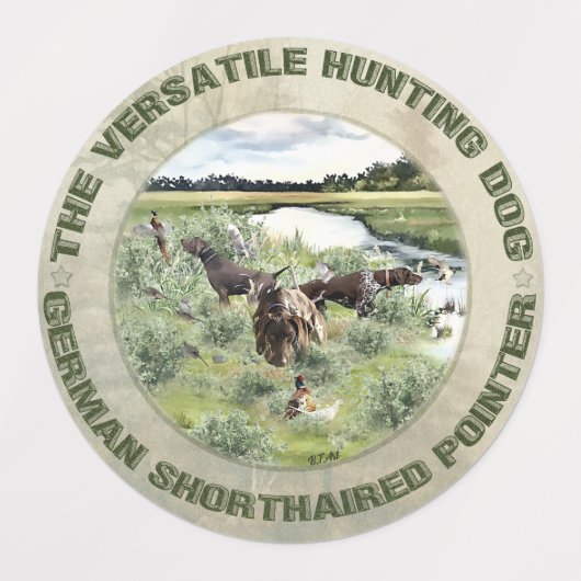 ドイツ語ポインタ ラベル (デザイン2)