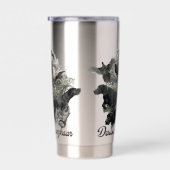 ドイツ語ポインタ 保温保冷タンブラー (右面)