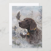 ドイツ語ポインタ 招待状 (正面/裏面)