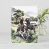 ドイツ語ポインタ 招待状 (スタンド正面)