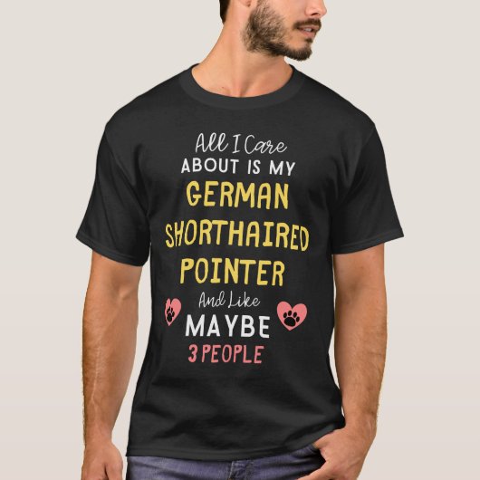 ドイツ語ポインタ Tシャツ (正面)