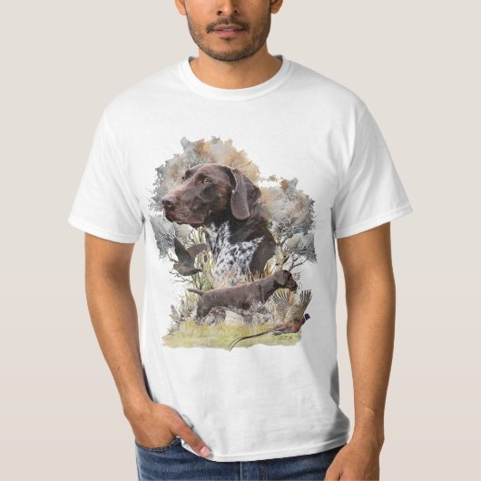 ドイツ語ポインタ Tシャツ (正面)