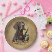 ドイツ語ポインタGSP ペーパープレート (パーティー)