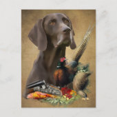ドイツ語ポインタGSP ポストカード (正面)