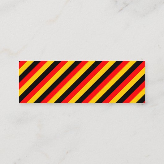 ドイツ語先生名刺 スキニー名刺 (裏面)