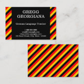 ドイツ語先生名刺 名刺 (正面/裏面)