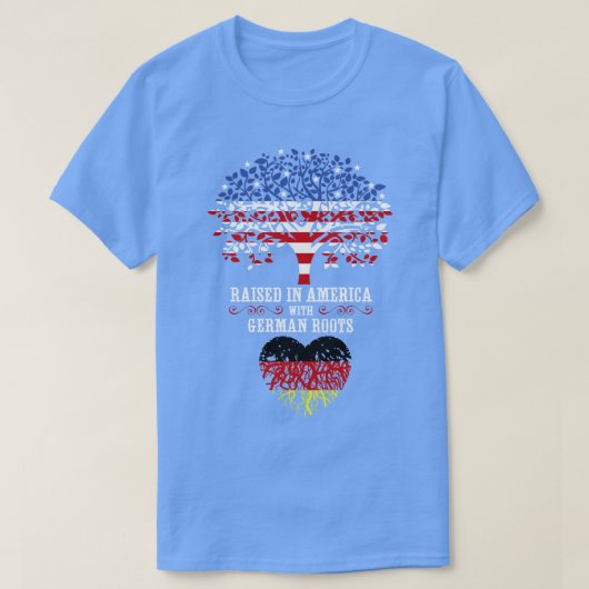 ドイツ語圏でアメリカで育つ Tシャツ (デザイン正面)