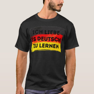 ドイツ語学引用文国旗 Tシャツ