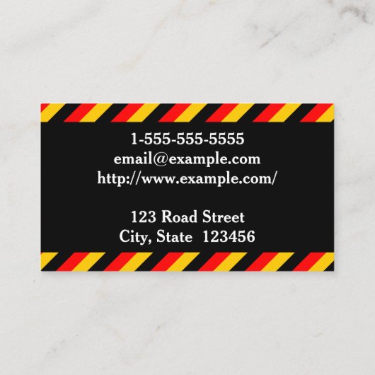 ドイツ語専門家 名刺 (裏面)