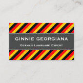 ドイツ語専門家 名刺 (正面)