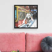 ドイツ語小妖精や小人ファミリートリップファンタジーアートキャンバスプリント キャンバスプリント (インサイチュ (リビング))