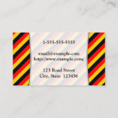 ドイツ語翻訳者名刺 名刺 (裏面)