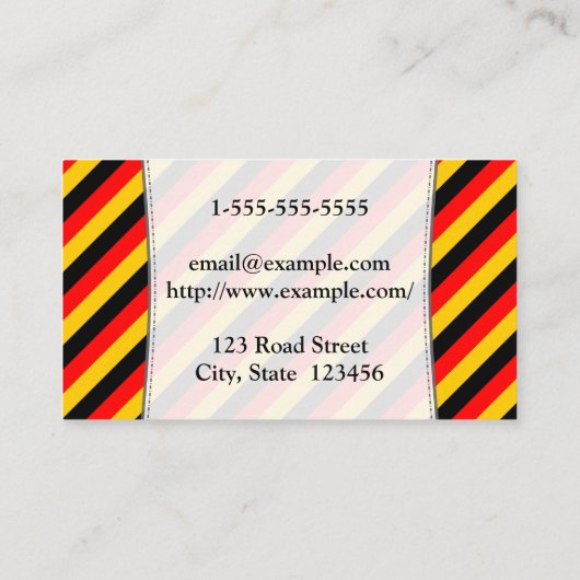 ドイツ語翻訳者名刺 名刺 (裏面)