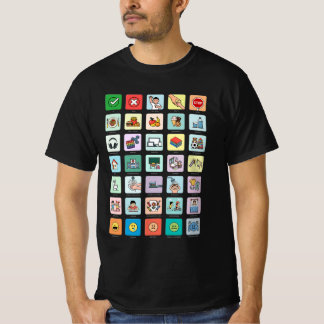 ドイツ語自閉症AACポインティングコミュニケーション04 Tシャツ