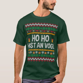 ドイツ語話者醜いクリスマスHo Ho Ho おもしろい Bavar Tシャツ