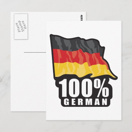 ドイツ語100% ポストカード (正面/裏面)