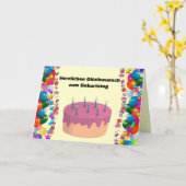 ドイツ語 カード (黄色い花)