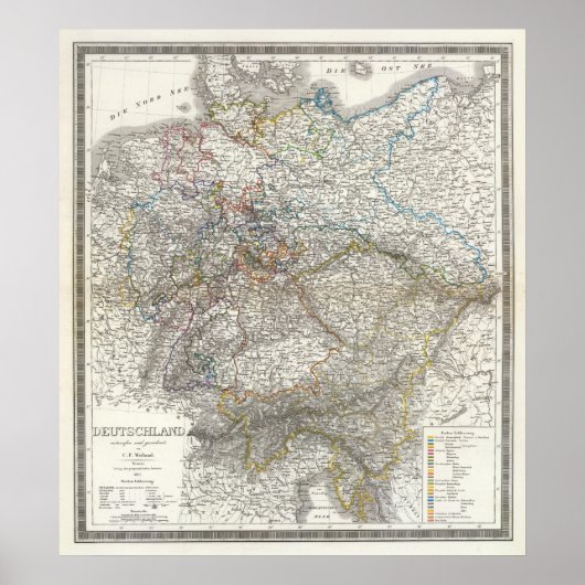 ドイツ語 – ドイツ ポスター (正面)